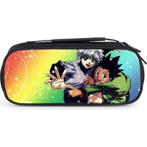 Anime Hunter X Hunter Pencil Case Boys Girls Pencil Storage Bag School Supplies Children Pencil Pouch Coin Wallet