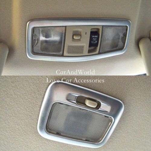 For Mitsubishi ASX 2013-2020 Front Rear Read Light Cover Read Lamp Frame Trims Interior Moulding Auto Decoration Accessories