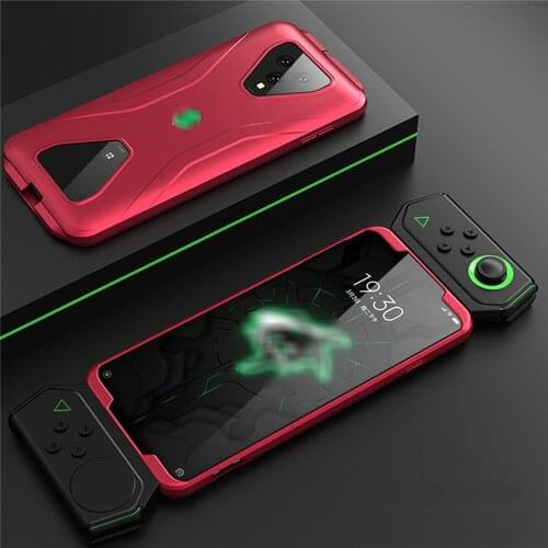 Double Slide Phone Cover Support Gamepad Back Cover Case for Black Shark 3 Game Phone Accessories Shockproof Shell