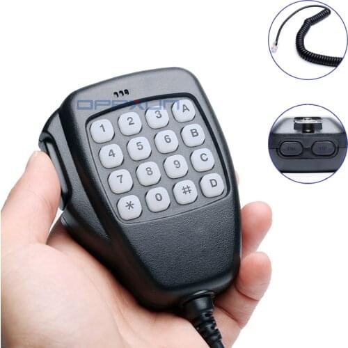 Two Way Ham CB Radio 8 Pin HM-118TN II8TN Mic DTMF Handheld Microphone Speaker for Transceiver ICOM IC-706 706MKII 706MKIIG 208H