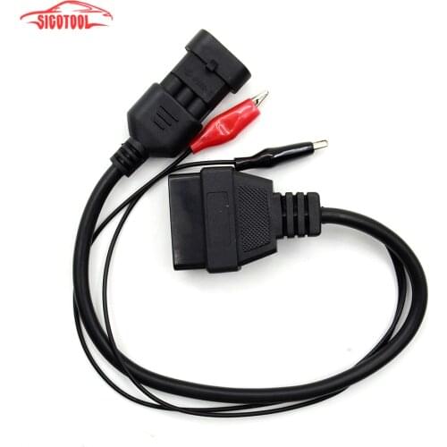 Cable set 16 Pin to 3pin for fiat obd cable connector for fiat 3 pin Diagnostic Cable with Obd 2 Connector Tool diagnostic cable
