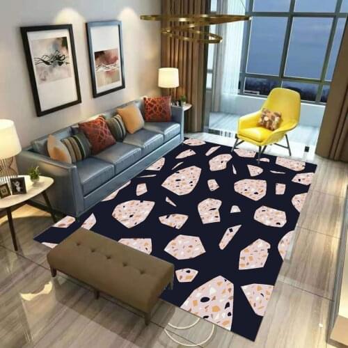 Colored Stones Carpet Carpets Soft Flannel 3D Printed Rugs Mat Rugs Anti-slip Large Rug Carpet Home Decoration Style-6