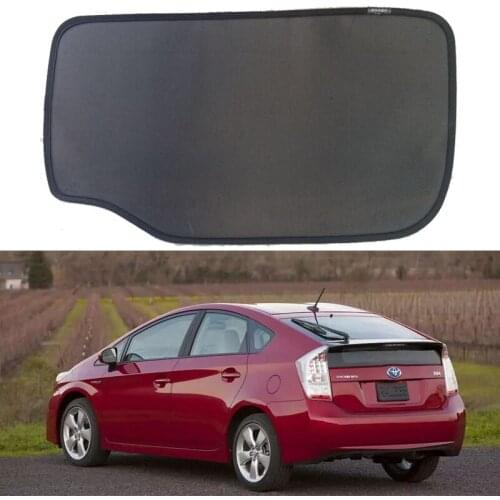 1 Pcs Rear Windows Magnetic Sun Shade UV Protection Ray Blocking Mesh Visor Fit For Toyota Prius 2009-2015