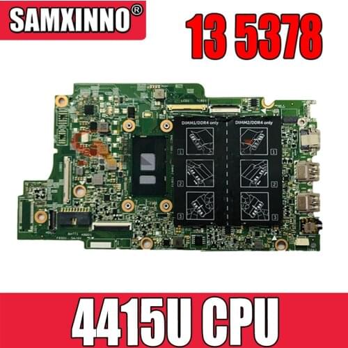 For Dell Inspiron 13 5378 Laptop Motherboard With 4415U/CPU CN-0N7K0H 0N7K0H N7K0H 100% fully tested