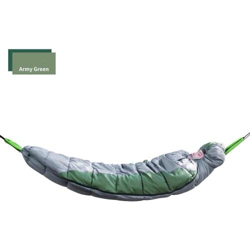 Multi-purpose stitchable hammock sleeping bag camping warm outdoor adult camping winter cotton travel sleeping bag