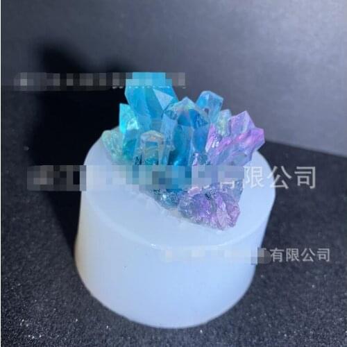 New Silicone Mould Dried Flower Resin Decorative DIY Crystal icicle Crystal cluster Type epoxy resin molds for jewelry