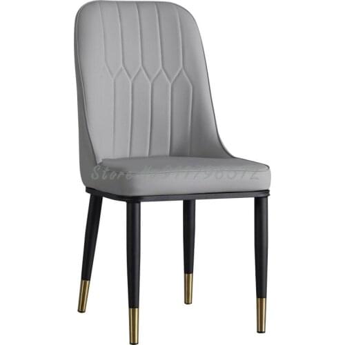 Nordic Style Dining Chair Simple Family Back Stool Makeup Book Table And Chair Hotel Modern Light Luxury Iron Table And Chair