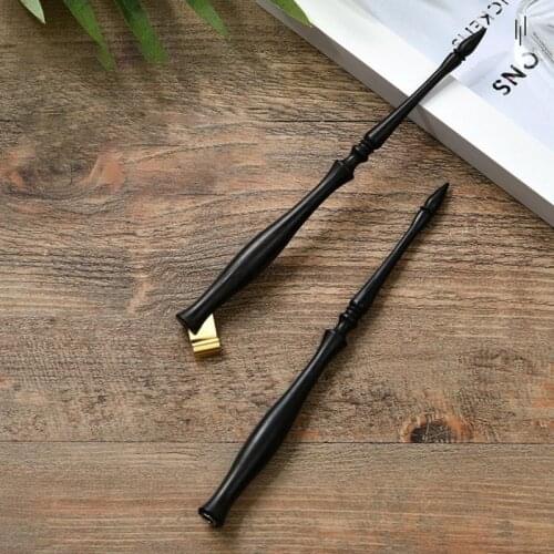 Retro English Oblique Calligraphy Dip Pen Nib Holder Handmade Antique Fountain