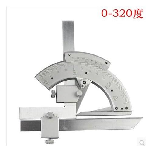 Shanghai Shen Ling 0-320 degree universal angle ruler, angle gauge, vernier angle instrument