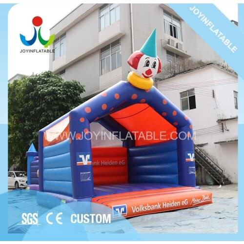 Outdoor Funny Kids Clown Model Inflatable Jumping Castle Bounce House