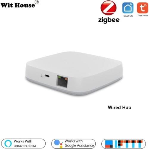 Tuya Zigbee Bridge Smart Home Zigbee Gateway Hub Remote Control Zigbee Devices Via Smart Life APP Works with Alexa Google Home