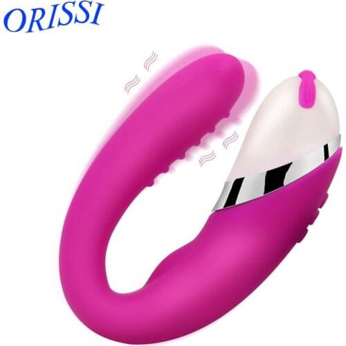 ORISSI USB Rechargeable Waterproof Silicone G Spot Vibe Vibrator for Women Sex Products Adult Sex Toys for Couples