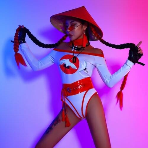 Female Singer Ds Costume Chinese Style Hip-Hop Suit Nightclub Dj Costume Gogo Lead Dancer Pole Dance Clothing For Women DQS6733