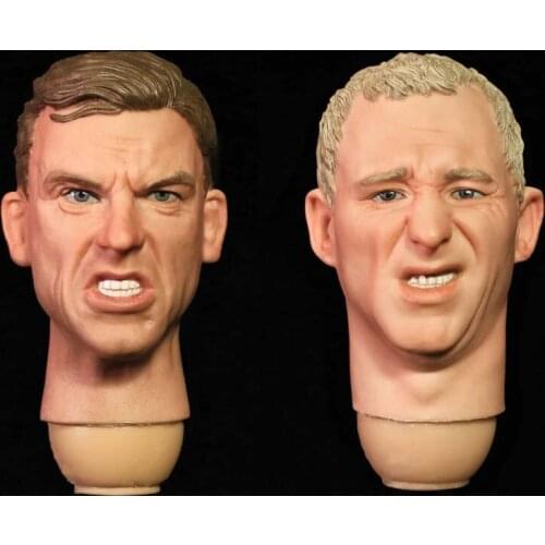 1/6 Scale Male Head 1:6 Facepoolfigure FP-A-001/ FP-S-001 Men Expression Head Sculpt F 12" Male Body
