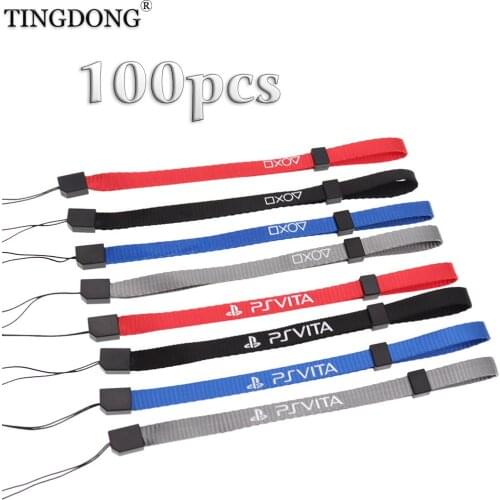 100pcs Anti-dropping Hand Strap lanyard String for Sony play station PS Vita Psvita PSV 1000 2000 psv1000 psv2000 Wrist strap