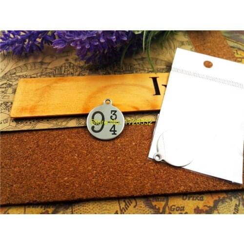 10pcs-stainless steel Charms 9 3/4 DIY Charms Pendants for necklace/bracelet/keychain DIY jewelry