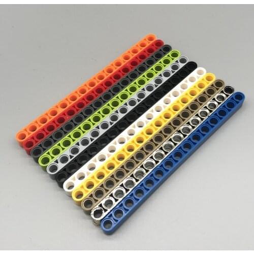 15PCS technology Parts Liftarm 1x15 Thick Bricks MOC DIY Model Kits Beam Compatible With INGlys Bulk Building Blocks Toy 32278