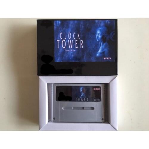 16Bit Games ** CLOCK TOWER ( PAL EUR Version!! box+cartridge!! Spanish Language!! )