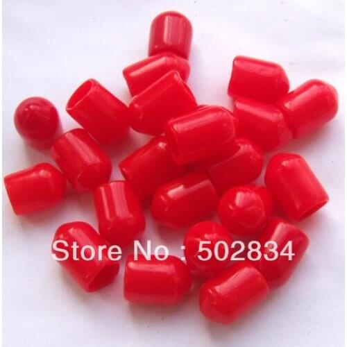 2000pcs/lot Red Plastic Covers Dust Cap for SMA Female Connector