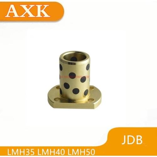 2019 AXK Jdb Solid Embedded Graphite Self-lubricating Oil Bearing Copper Sheath Mfns Lmh35 Lmh40 Lmh50 Free Shipping 1pcs