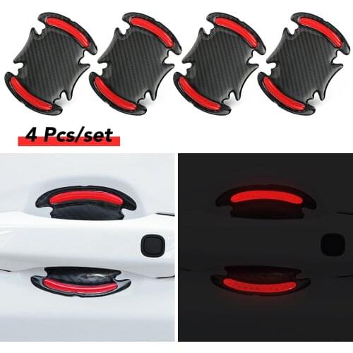 4 pcs Car Stickers Protect door handles for Opel Antara Acura RDX Hyundai IX35 Nissan Qashqai