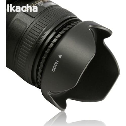 52mm Reversible Petal Flower lens hood D3200 D3100 D5200 D5300 Camera Bayonet Fits for Nikon AF-S DX 18-55mm f/3.5-5.6G VR II