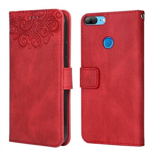 Flower Embossing Case For Huawei Honor 9 Lite LLD-L31 5.65'' Wallet Flip Leather Case for Huawei 9 Lite Cover