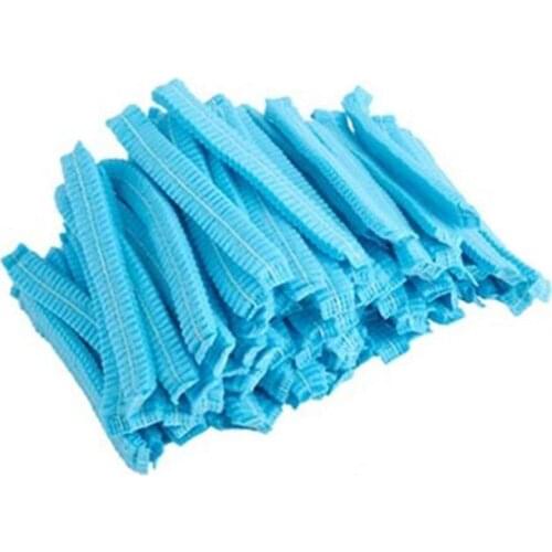 FGGS-100 PCS-21 Inch- Disposable Hairnets Cap Hair Nets Hair Covers Head Caps Hair Cover Net Bonnets for Food Service,Kitchen,Me