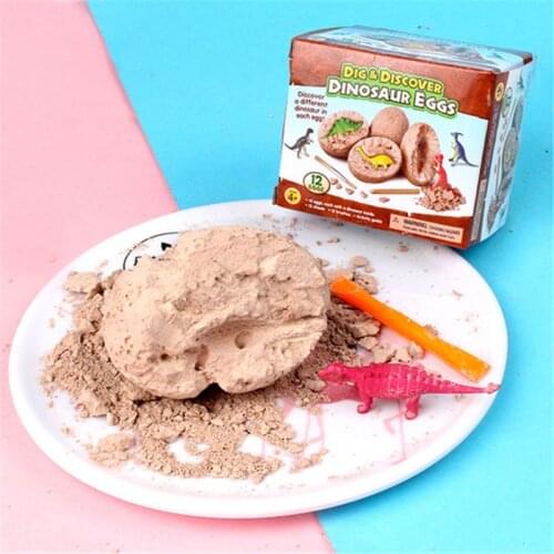 Dig it up Dinosaur Eggs12 Dino Egg Toys STEM Learning Kids Activity Gift Party Favors for Kids 12 Mystery Excavation Adventure