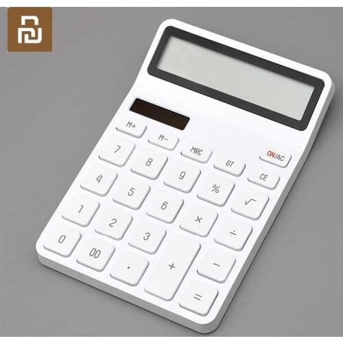 Youpin LEMO Desktop Calculator photoelectric dual drive 12 number display automatic shutdown calculator for office finance Просо