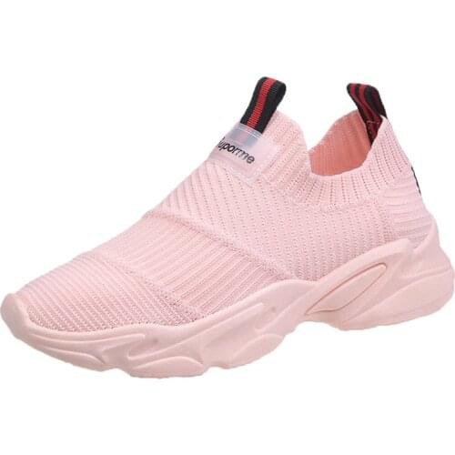 Spring Summer New Style Breathable Athletic Shoes Womens Korean-style Versatile Running Shoes Flat Shoes Casual Shoes Sneakers