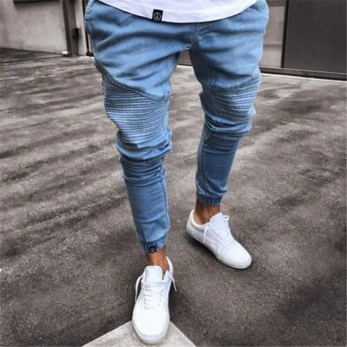 OKMJS Men Skinny Jeans
