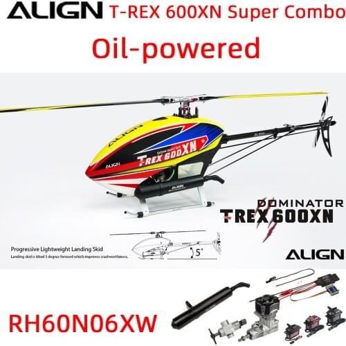 Original AlIGN T-REX 600XN Nitro 3D 6CH RC Helicopter Oil-powered Helicopter Super Combo RH60N06XW