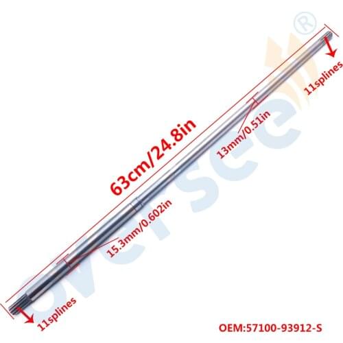 Drive Shaft Short Assy fit SUZUKI Outboard Engine DT DF 15HP 9.9HP 57100-93912 90L10