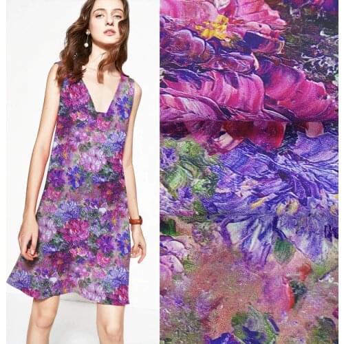 CNUM SG015 Silk Georgette,Heavy/ Confederate Rose /Silk Fabric Charmeuse Elastic/W: 1.25yd Thickness 40mm /Unit:Meter