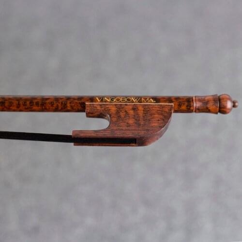 610VB 4/4 Size Light Baroque VIOLIN BOW Snakewood Stick and Frog Natural Black Horsehair Easier Control Violin Part Accessories