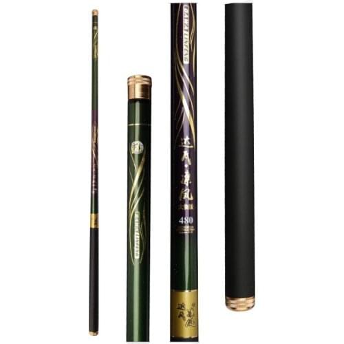 High Carbon Stream Rod 2.7 / 3.6 / 3.9 / 4.5 / 4.8 / 5.4 / 6.3m Travel Fishing Tackle Fishing Rod Light Hard Hand Rod