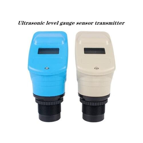 Integrated ultrasonic liquid level sensor transmitter 4-20MA ultrasonic water level meter