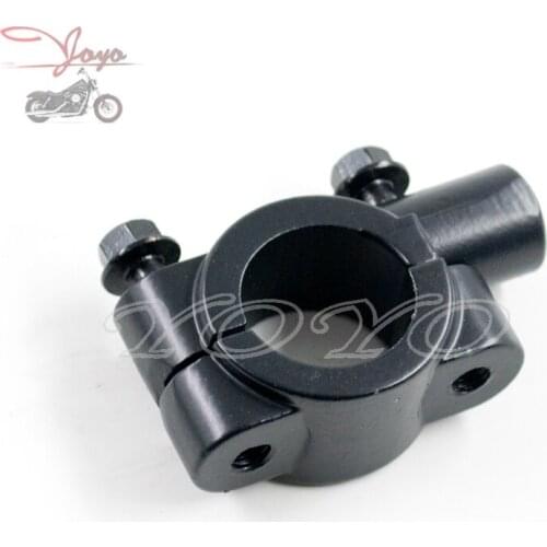 22mm 7/8" Motorcycle Handlebar Mirror Mount Clamp Clip Base For Honda CR125 250 CRM250 CRF250 450 XR200 250 400 Baja XLR250