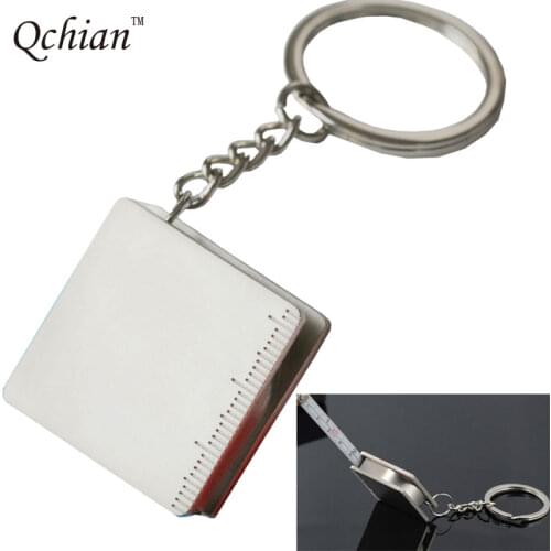 1Pcs Creative Practical Tape Measure Keychain Key Chain Ring Key Fob Holder Drop Shipping Wedding Accessories Hot Sale