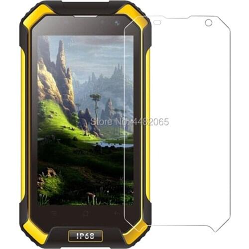 2pcs/lot 2.5D 9H Front Tempered Glass For blackview bv6000s Screen Protector Clear On protective film For blackview bv6000s