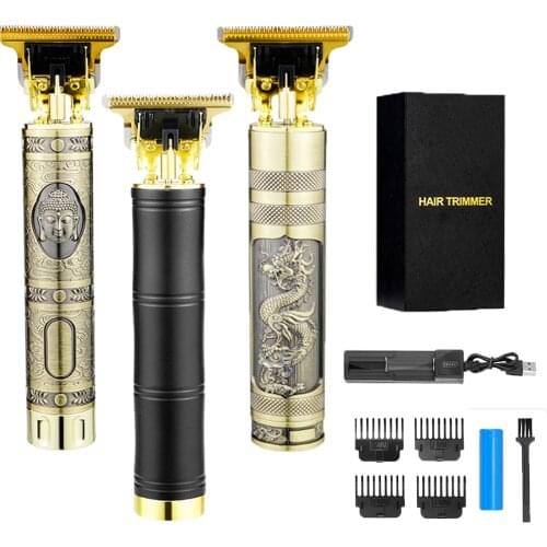 2021 T9 Electric Hair Trimmer Cordless Shaver Beard Trimmer Electric Shaver for Men 0mm Men Barber Hair Cutting Machine For Men