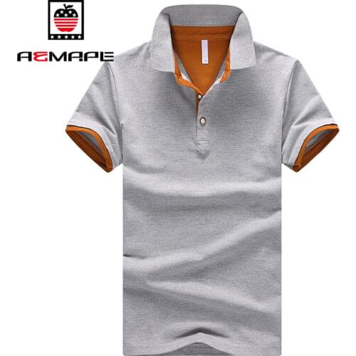AEMAPE Short Sleeve Polos For Men