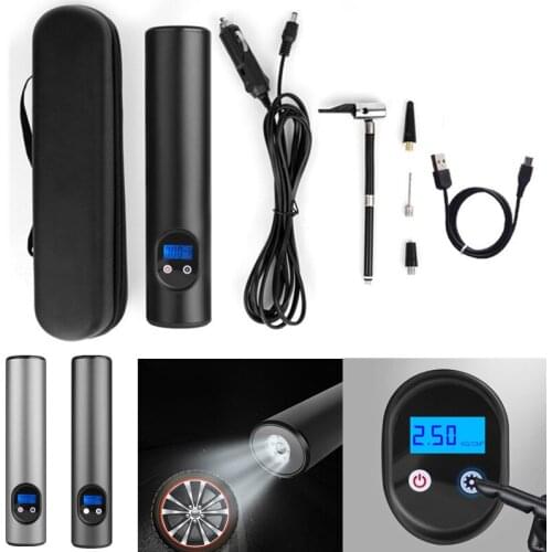 Car Air Pump Wired Small And Portable- Portable Electric Car Inflator Auto Car Inflatable Electric Pump 12v Mini Air Compressor