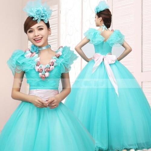 Free ship 100%real 3d rose ruffled fairy victorian princess medieval dress Renaissance cosplay Victoria Antoinette/Belle Ball