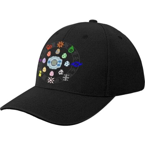 Digivice Digimon Baseball Cap Trendy Hipster Baseball Hat Design Polyester Fishing Uv Protection Cap