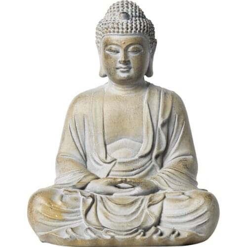 Zen Buddha Flower Pot Balcony Decoration Garden Landscape Layout Garden Landscape Chinese Style Villa Outdoor Pot Decoration