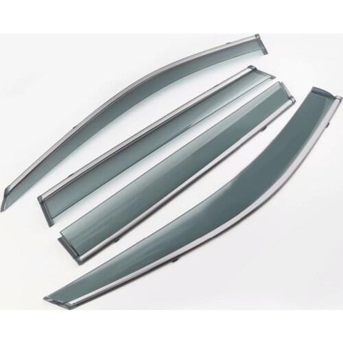 For Nissan X-Trail X Trail / Rogue 2014 - 2018 Window Visors Awnings Sunny Rain Guard Protection Kit Cover Trim