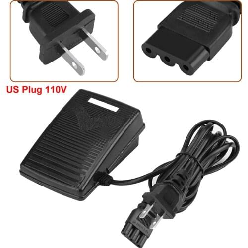 Electronic Home Sewing Machine Foot Control Cord For Pedal With Power Cord EU plug 200-240V Sewing Foot Pedal Accessories