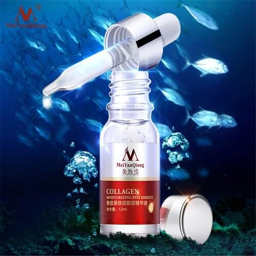 Collagen Deep Relieve Wrinkle Firming Essence Eye Serum Anti-Aging Eye Care Anti-Wrinkle Skin Care Nourishing Skin Eyes Cream